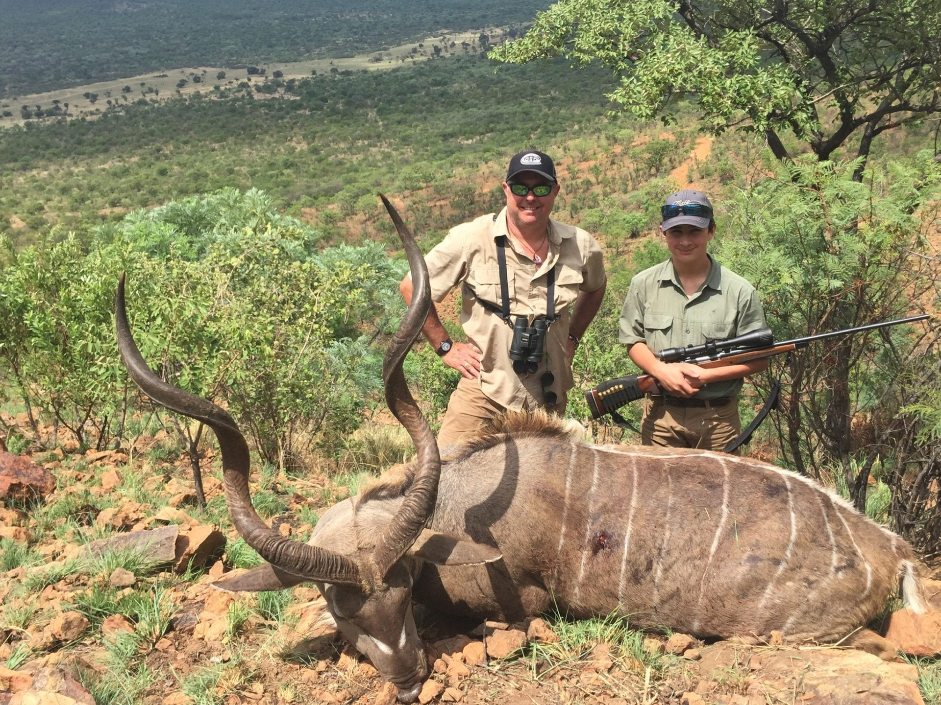 Brad Pouliot with an incredible kudu bull