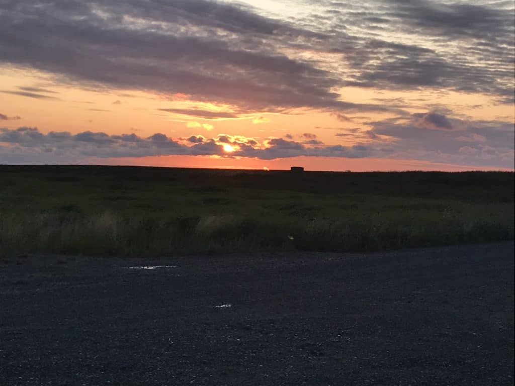 Sunset on an AK River