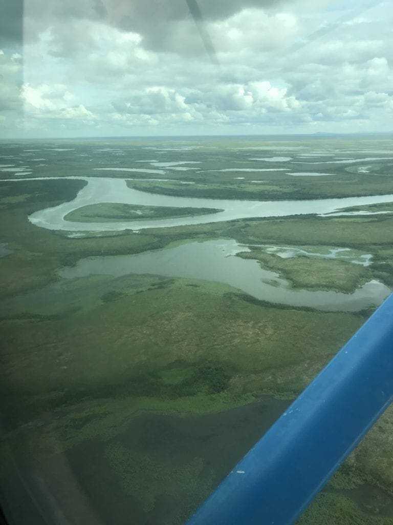 AK river from the air