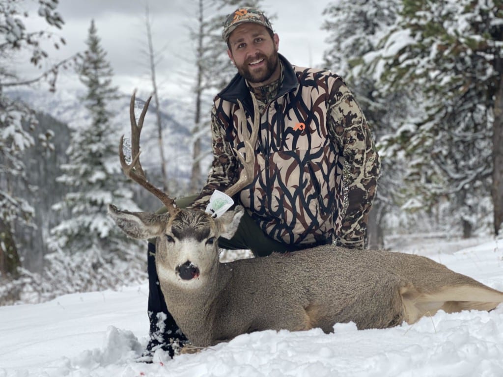 ID drop camp Mule Deer tagged out