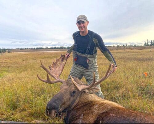 Jason Glasson, Unguided Moose RAA Client » Outdoors International Jason with his DIY Moose