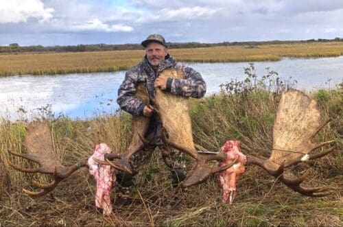 Tom with the bulls they took on this hunt