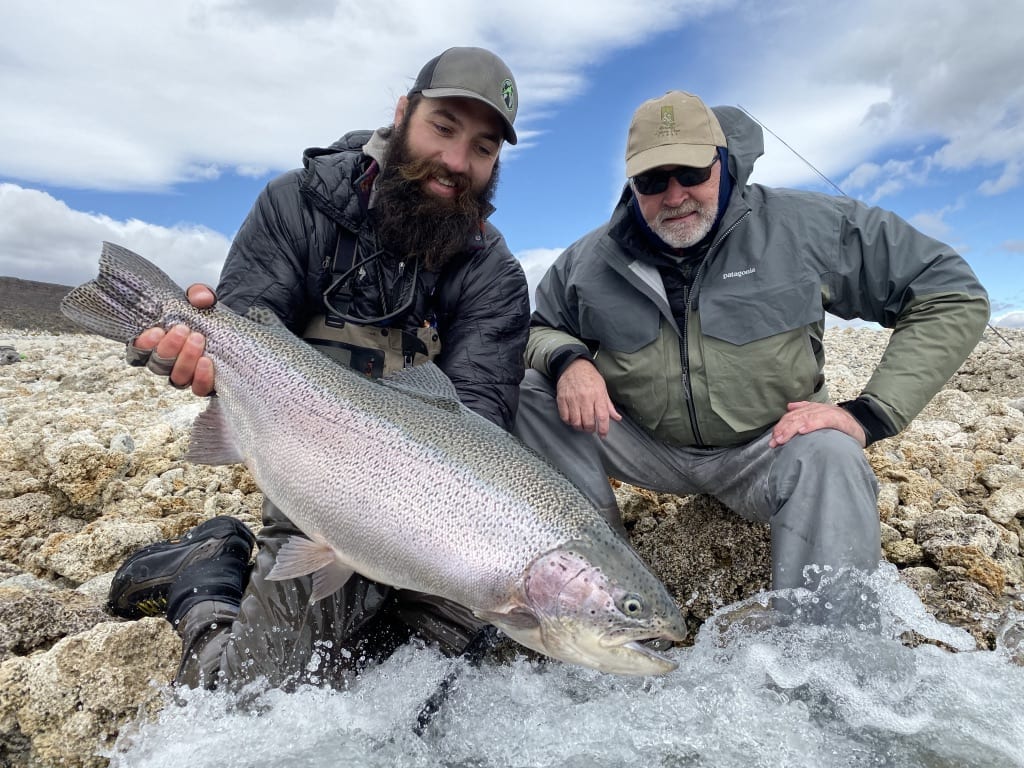 Giant Argentina Trout with Patrick