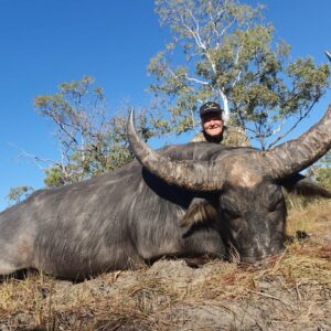 Water buffalo hunting in Australia