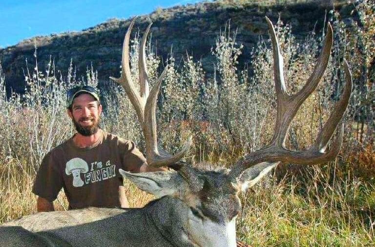 A giant Colorado mule deer taken by an Outdoors International client.