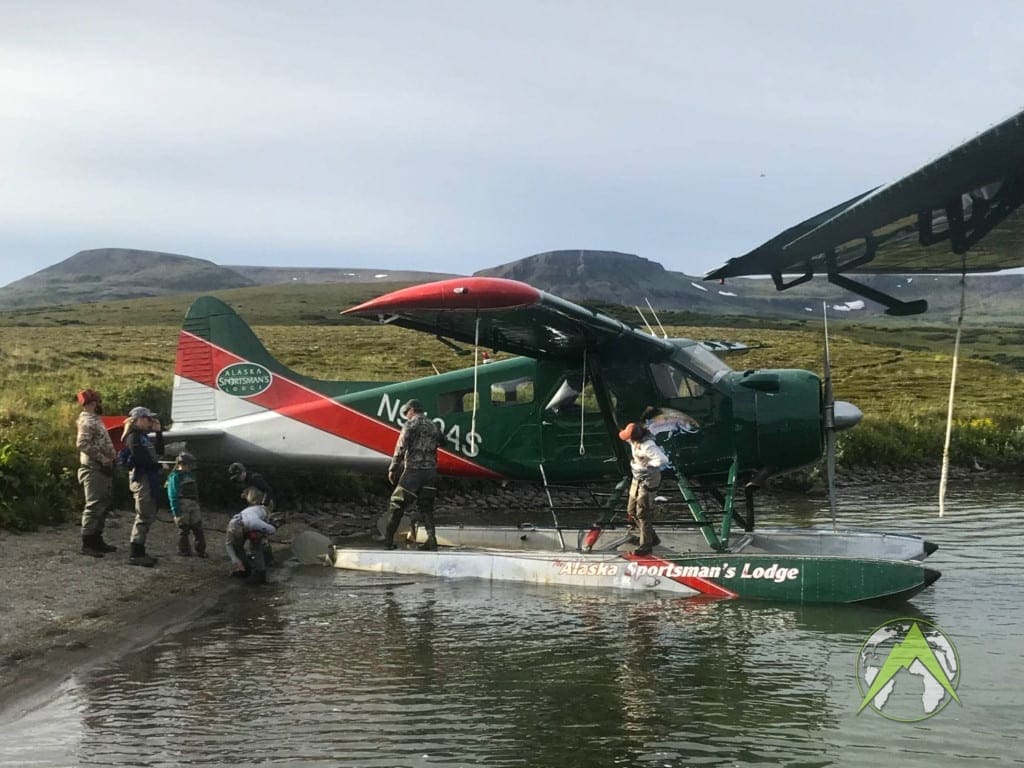 Prepping the float plane