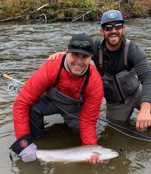 Nice Steelhead in the river