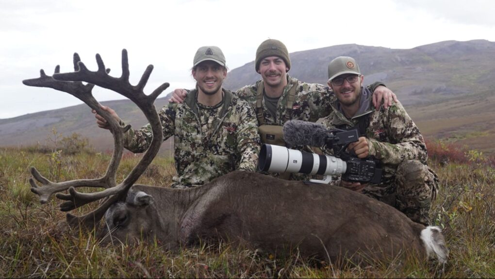 Michael with a nice caribou bull.