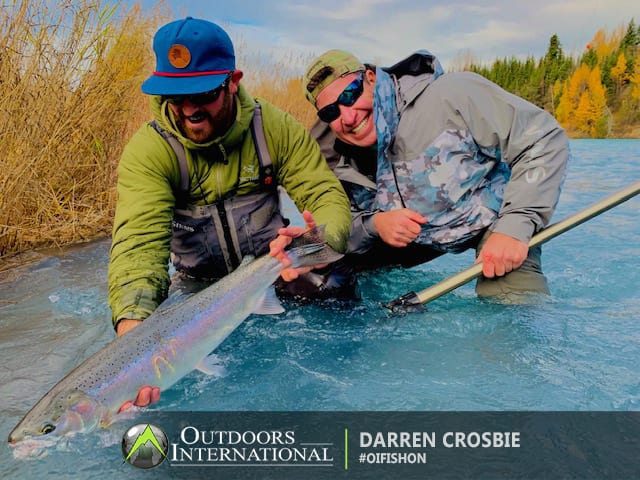 Darren Crosbie, Alaska Steelhead Fishing Report