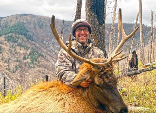 Idaho Elk Hunt Report by John Blankenship » Outdoors International John Blankenship with his Frank Church Wilderness elk.
