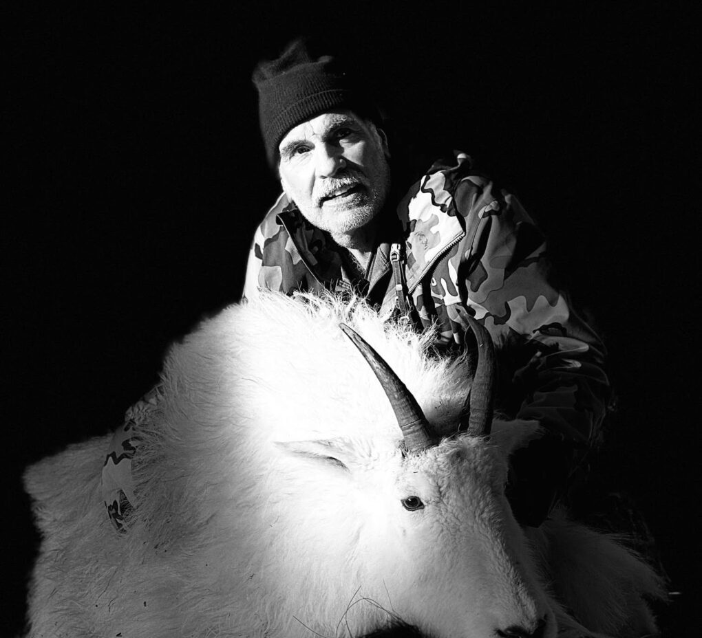 Andy Kissel with an Kodiak Mountain goat