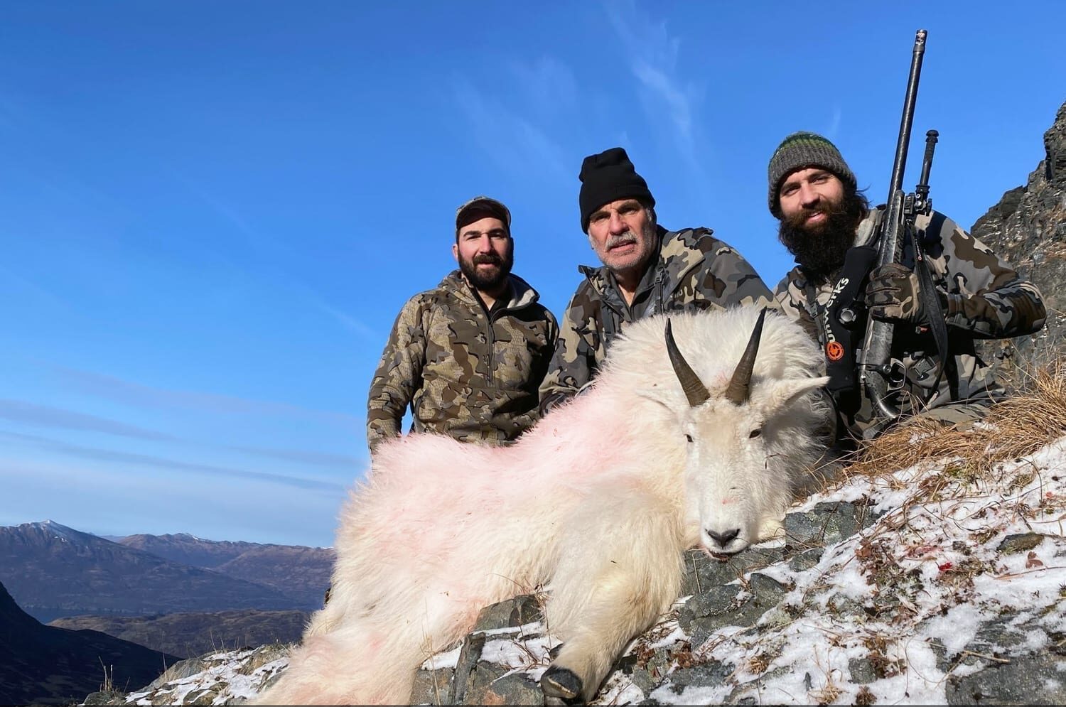 Andy Kissel with an Kodiak Mountain goat