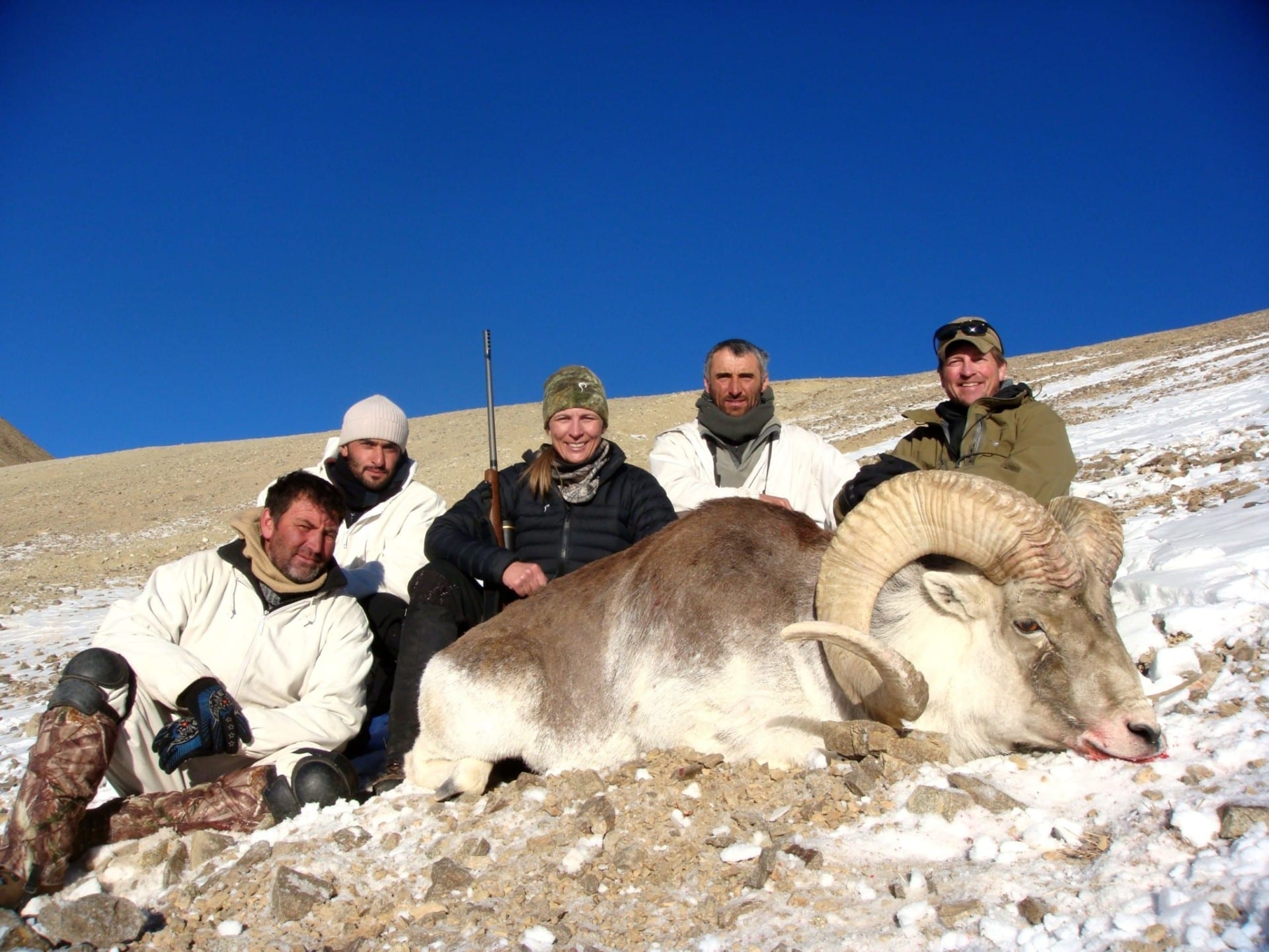 Marco Polo sheep hunting in Tajikistan
