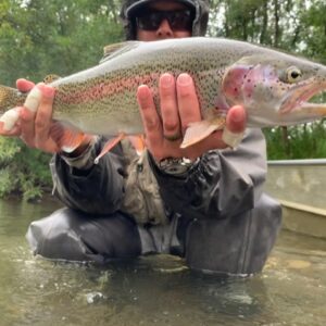 The fly fishing for big rainbows on the Ozernaya River is simply outstanding.