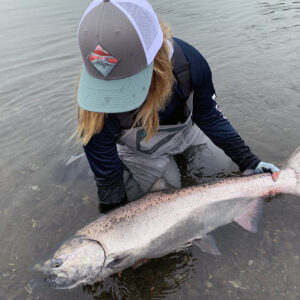 Fishing for King Salmon on the Kanektok River in Alaska is incredible.