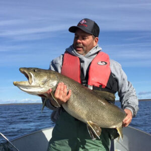 When the lodge opened, they implemented a “catch and release” policy for huge lake trout. Over the years they have chosen to continue this policy. Although, they do keep a few smaller fish for dinner and you would like to get a trophy mounted, they are happy to accommodate that.