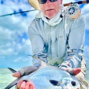 Fly fishing for permit