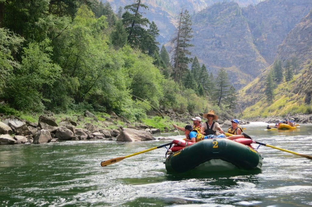 a float trip down the Middle Fork of the Salmon River is the perfect family vacation