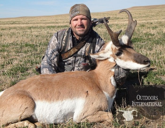Russ with a Nebraska antelope