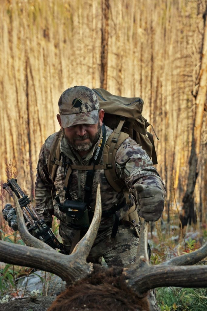 Come September you can find Russ in the high country chasing elk with his bow.