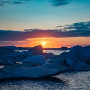 Arctic sunset
