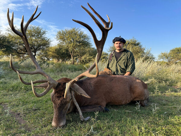 Hayden Hayes with a great Argentina free range stag