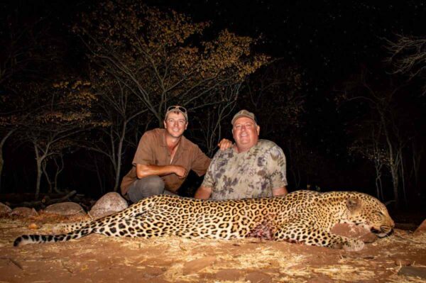 Leopard hunting