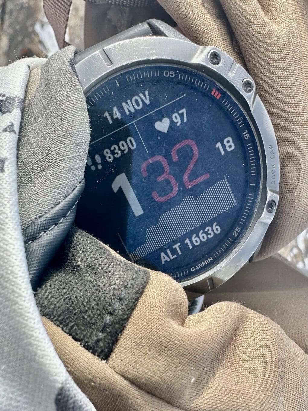 High elevation mountain hunting