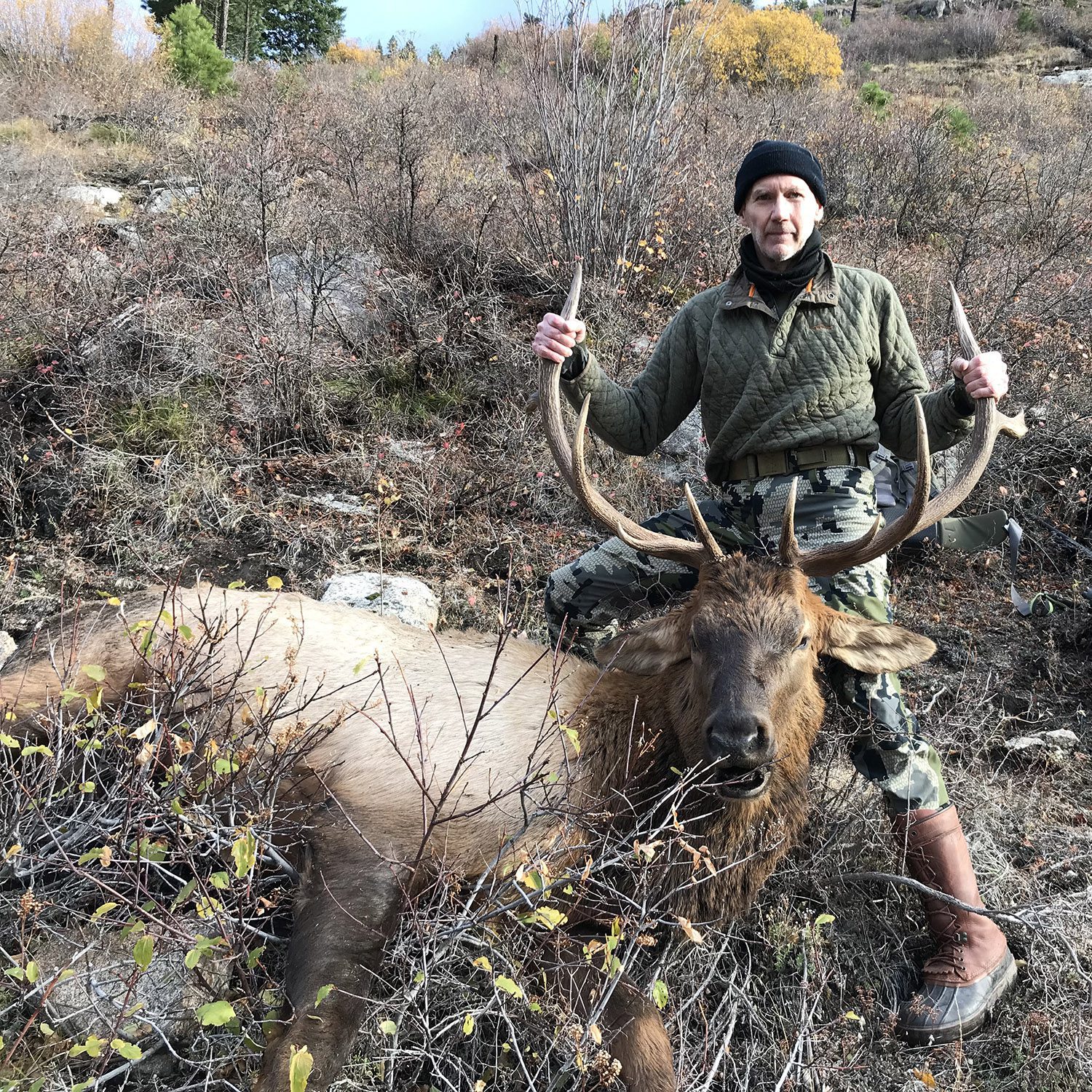 John Lebanc with his Idaho Elk
