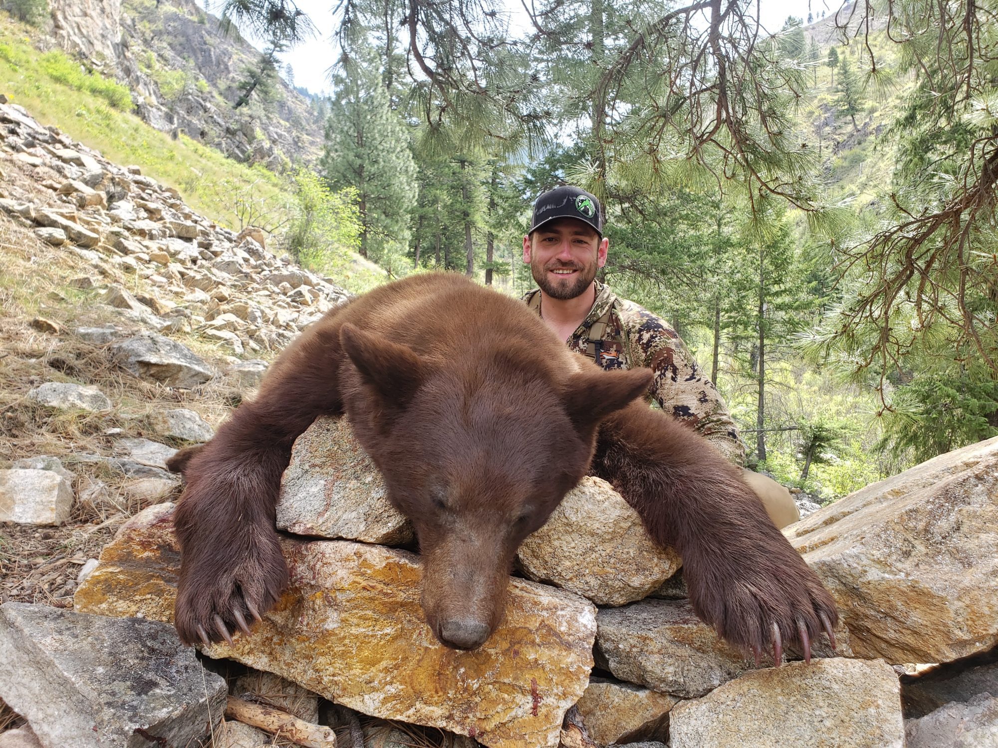 Kyle with his 2021 Idaho spring bear