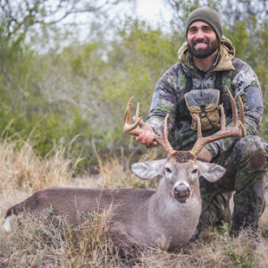Austin with his Texas whitetail