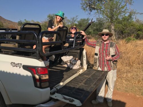 Africa-Hunters-Dan-Elena-and-Tommy-III DWHS » Outdoors International Take your family hunting in Africa