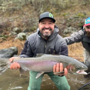 Cory Glauner Patrick Kissel Idaho Steelhead Fly Fishing ASC » Outdoors International Cory Glauner with a nice Idaho Steelhead