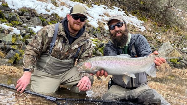 B Run Idaho Clearwater River Steelhead ASC2 » Outdoors International Patrick with another client and a big B Run steelhead