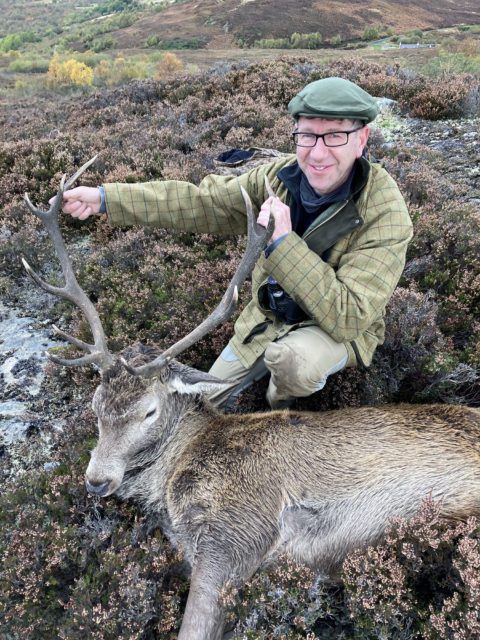 Guy with a nice stag