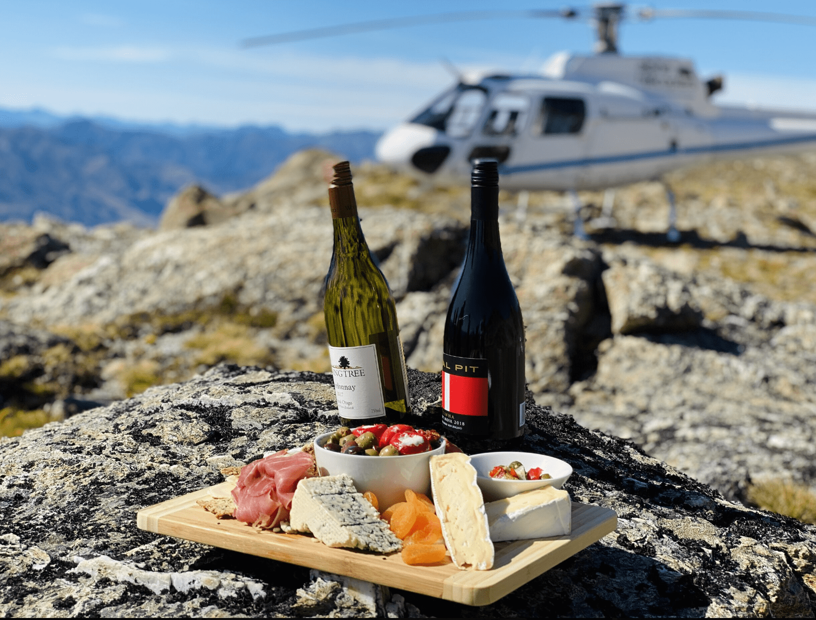 our team offers a first-class day trip experience of scenic helicopter touring with remote gourmet dining. 