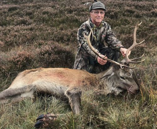 Raymond with his stag