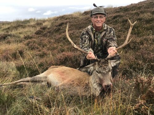 Raymond with his stag