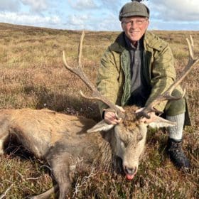 Raymond with his stag