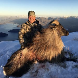 The mighty tahr is a prized mountain trophy in the Southern Alps of New Zealand.