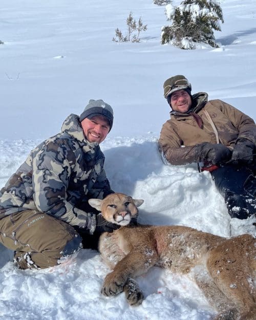 Wade Zuver with a nice mountain lion