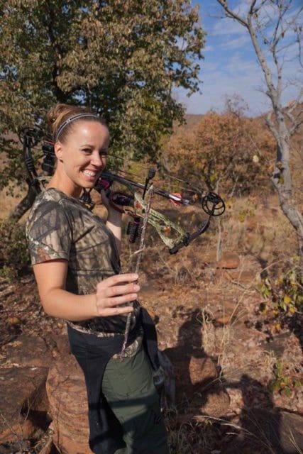 Kim just shot a kudu