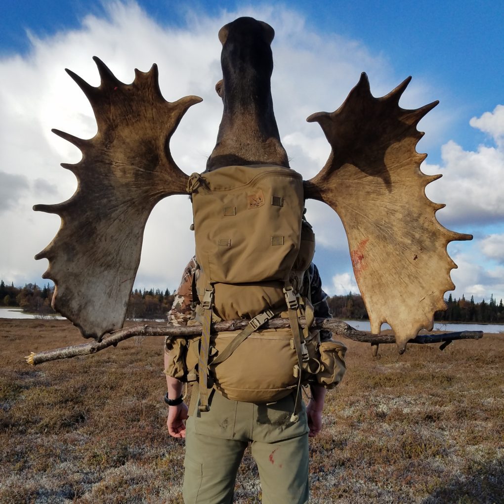 Kyle Hanson Packing Moose Alaska EXO » Outdoors International Kyle packing out his DIY moose
