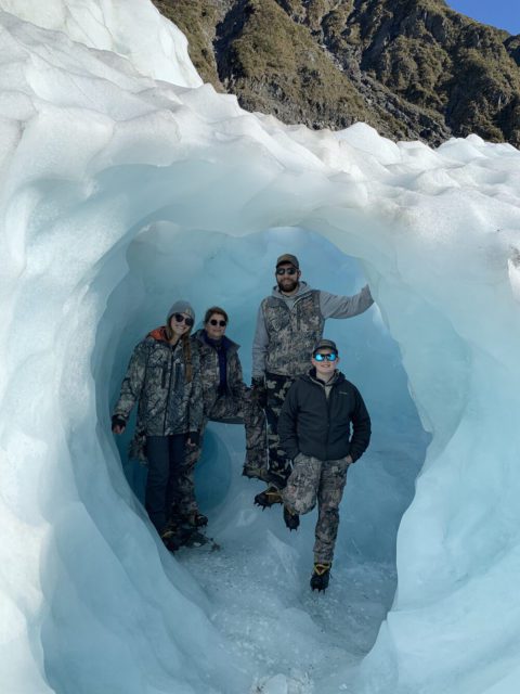 Glacier adventure in New Zealand