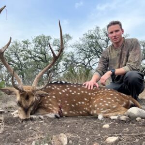 A beautiful Texas Axis Deer taken by OI client Randy Taylor