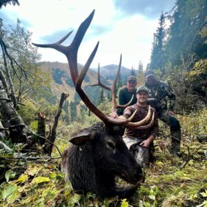 A nice Kazakhstan Tian Shan Wapiti stag