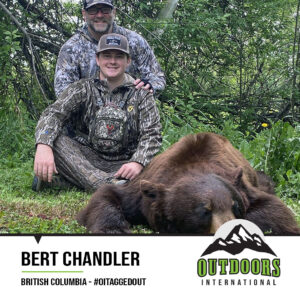 Bert-Chandler-Client-British-Columbia-Black-Bear-2023 PO1 #oitaggedout » Outdoors International #oitaggedout
