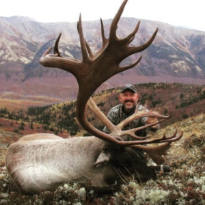 Mountain caribou hunting in the Yukon.