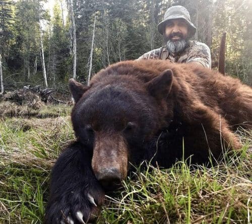 OI client Mark Erskine with a great BC black bear.