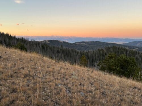 Sunrise in Wyoming